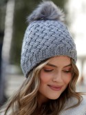 Dark gray winter hat C15 - Online store - Boutique